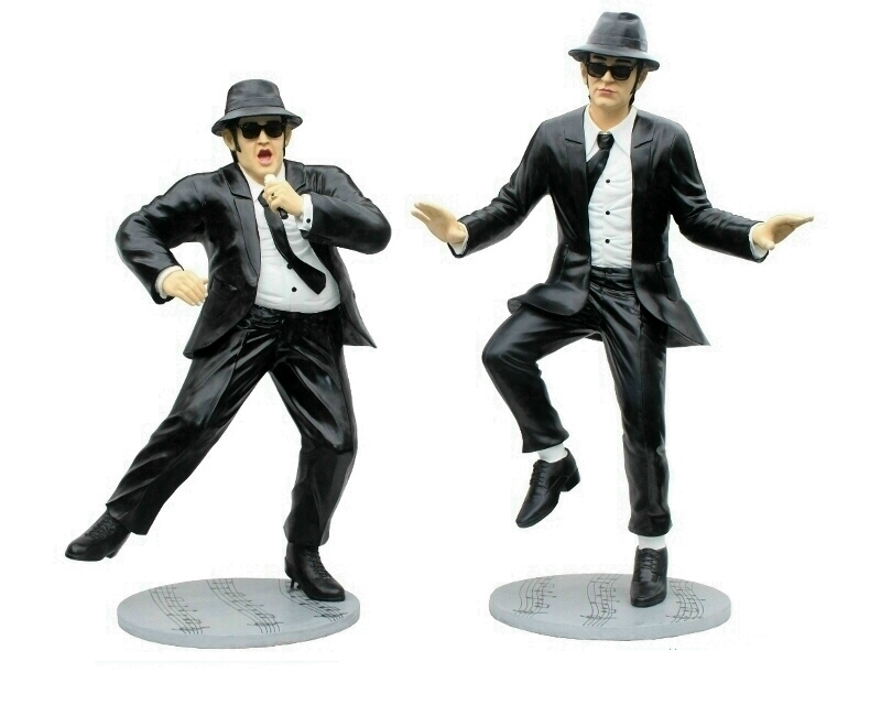 Life Size Dancing Blues Brothers Statues - Custom Made