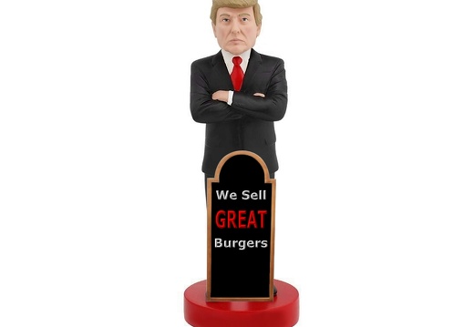1660 PRESIDENT DONALD TRUMP LIFE SIZE LIFE LIKE 6 FOOT STATUE ADVERTISING BOARD 1
