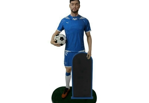 849 LIFE SIZE SOCCER FOOTBALL PLAYER ADVERTISING BOARD
