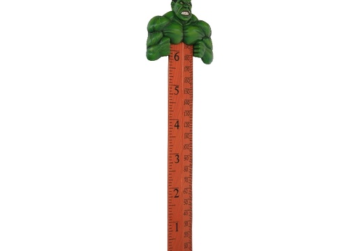 B0411 INCREDIBLE HULK GREEN MONSTER HOW TALL ARE YOU RULER 2
