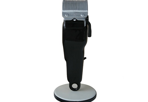 B0716 3 FOOT BARBER SHOP HAIR CLIPPER ADVERTISING SIGN FLOOR MOUNTED ANY WORDS PAINTED 2