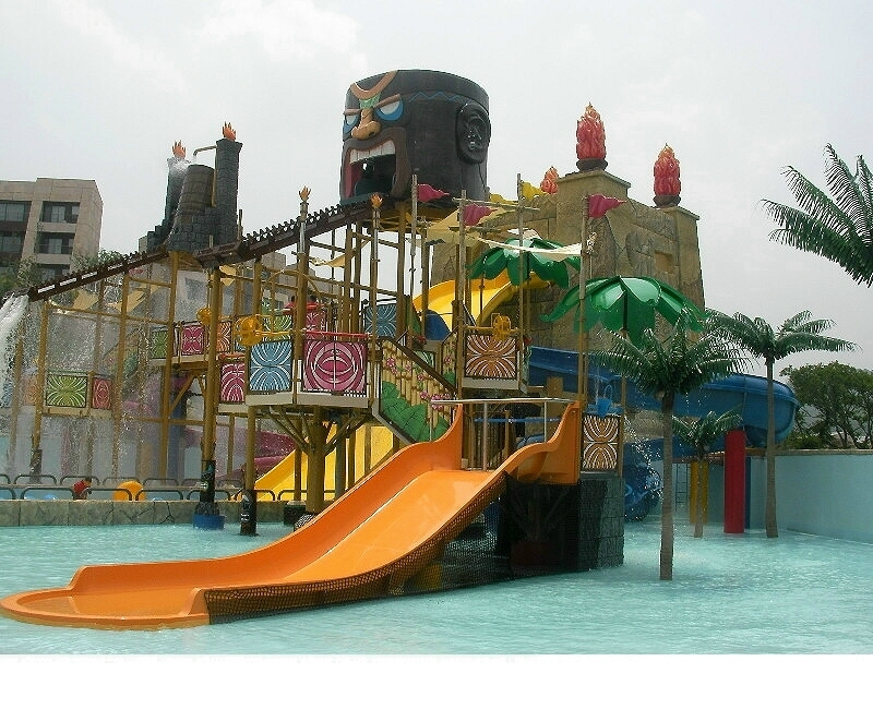 14 Foot Tall Tika Head Water Park - Custom Made