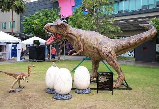 141 T-REX LIFE SIZE DINOSAUR RAPTOR DINOSAUR DINOSAU EGGS LIFE LIKE 4
