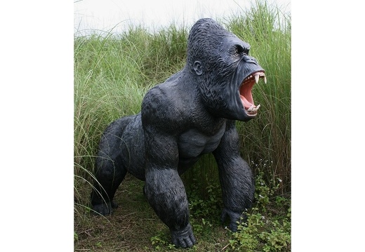 142 LIFE LIKE SILVER BACK MALE GORILLA 1