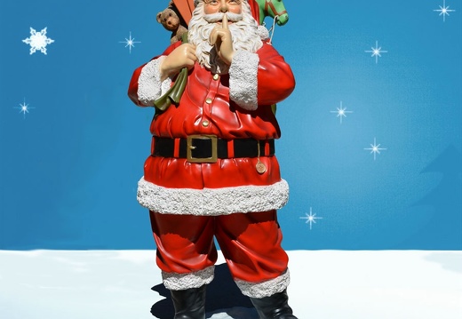 1572 FATHER CHRISTMAS STATUE 6 FOOT TALL 1