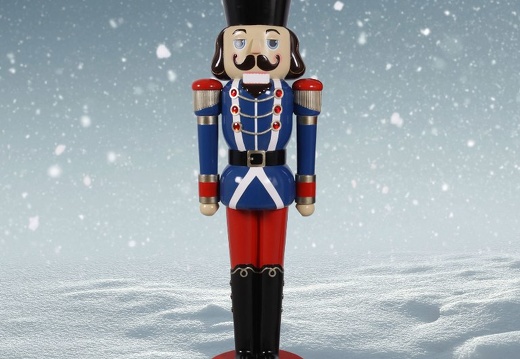 1574 12 FOOT TALL BLUE CHRISTMAS NUTCRACKER TOY SOLDIER 2