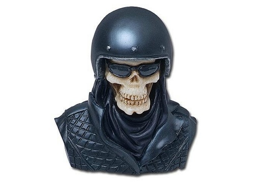 1000 BIKER SKULL LIFE SIZE