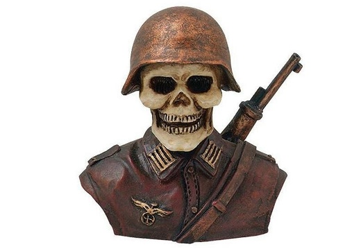 1007 GERMAN SOLDER SKULL LIFE SIZE