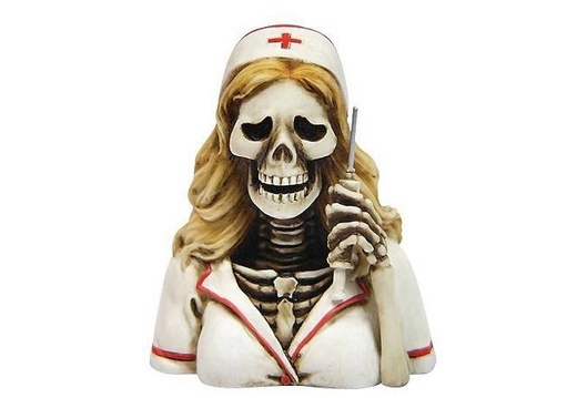 1009 NURSE SKULL LIFE SIZE