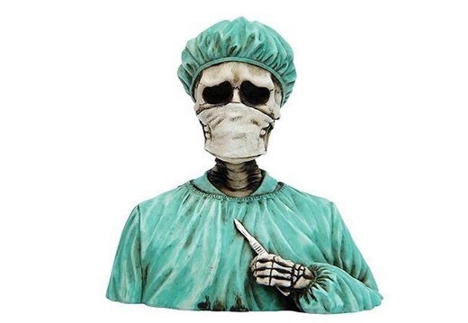 1015 SURGEON SKULL LIFE SIZE