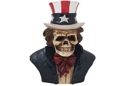 1016 UNCLE SAM SKULL LIFE SIZE