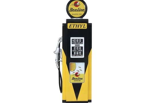 279 RETRO VINTAGE GAS PUMP ANY CUSTOM DESIGN COLOUR PAINTED 1