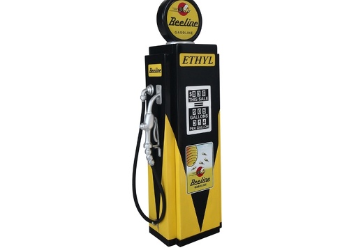 279 RETRO VINTAGE GAS PUMP ANY CUSTOM DESIGN COLOUR PAINTED 2