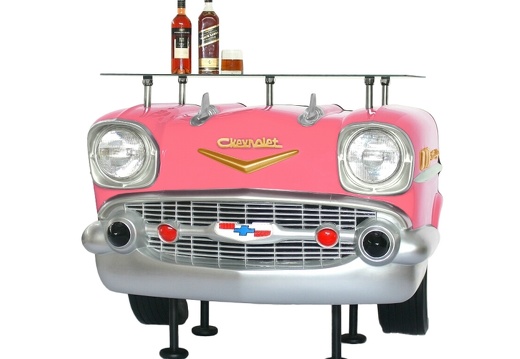 1030PINK RETRO VINTAGE CAR BAR 1 PINK