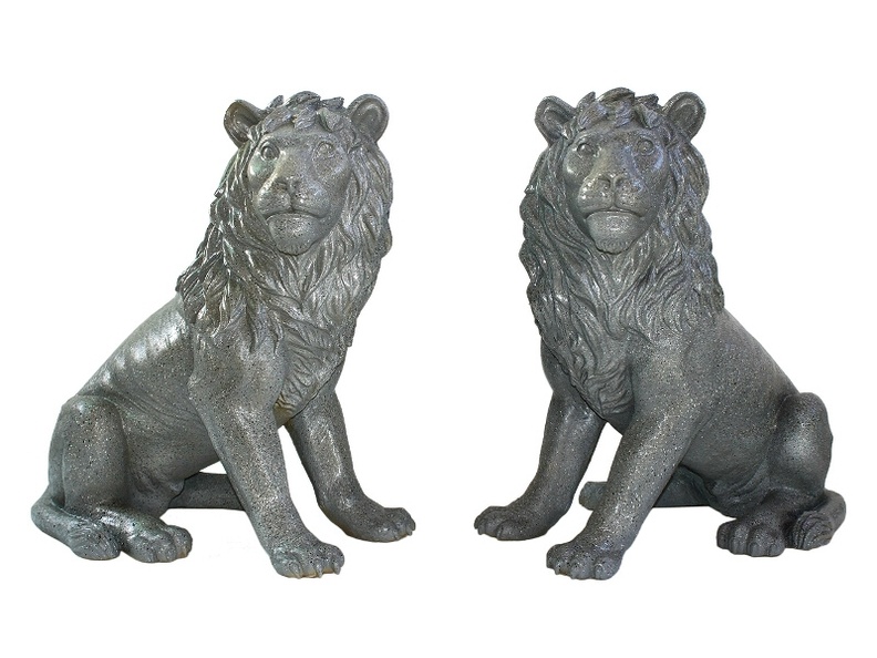 452_LIFE_LIKE_STONE_EFFECT_LEFT_RIGHT_MALE_LIONS.JPG