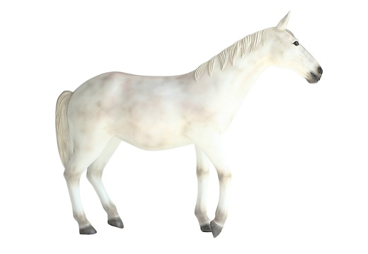 485 LIFE LIKE WHITE ARABIAN STALLION HORSE 2