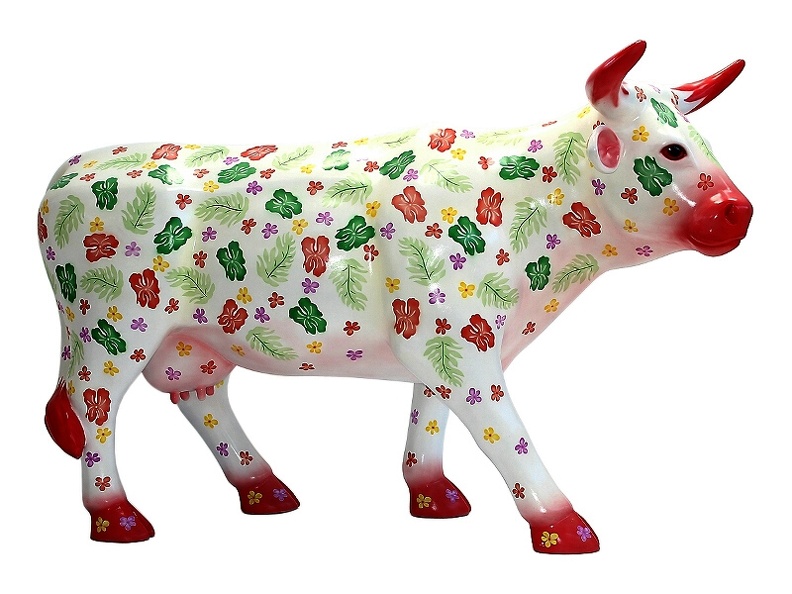 558_LIFE_LIKE_FLOWER_COW_ANY_DESIGN_PAINTED.JPG