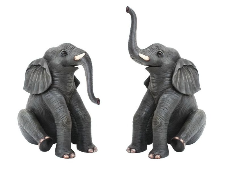 575_LIFE_LIKE_PAIR_OF_BABY_ELEPHANTS_TRUNK_DOWN_TRUNK_UP.JPG