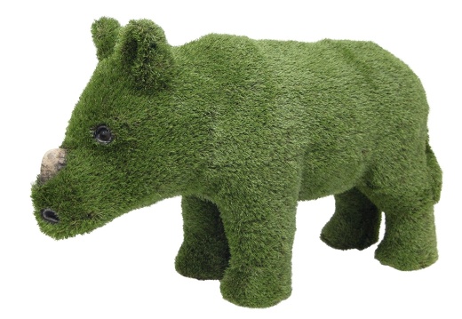 962 LIFE LIKE BABY RHINO SYNTHETIC GRASS TURF 3D ANIMAL ALL ANIMALS AVAILABLE AS GRASS 2