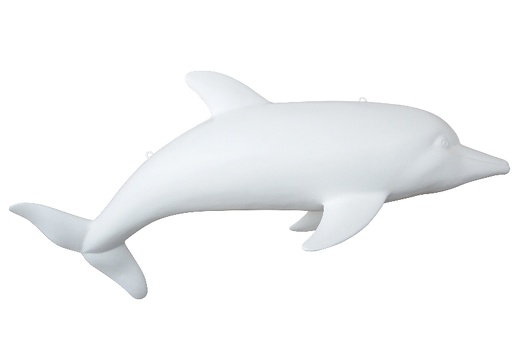 B0237 LIFE LIKE PURE WHITE DOLPHIN WALL CEILING MOUNTED 1