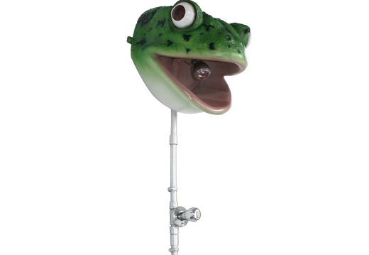 JJ6082 LIFE LIKE FUNNY FROG HEAD WORKING SHOWER WALL MOUNTED 2