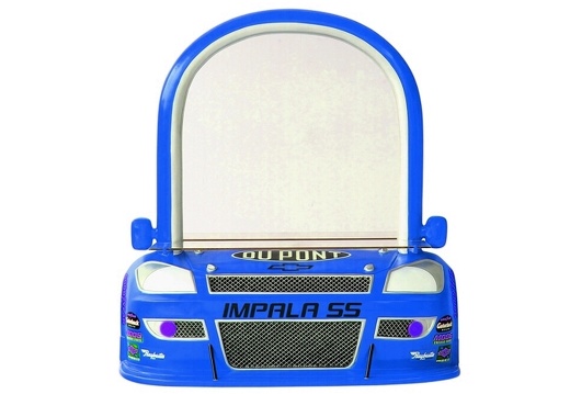N139 BLUE CHEVY IMPALA CAR WALL DECOR MIRROR SHELF 1