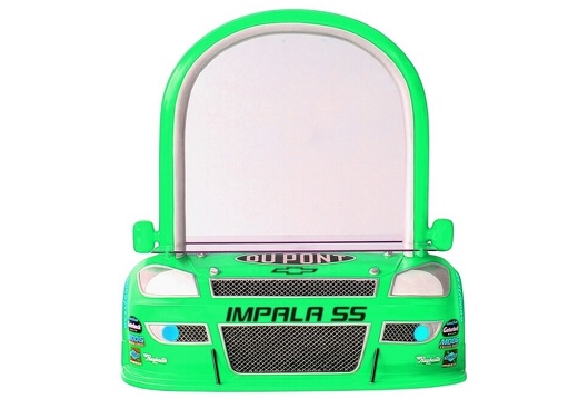 N141 GREEN CHEVY IMPALA CAR WALL DECOR MIRROR SHELF 1