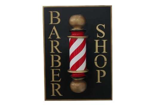 N150 ANTIQUE DECOR BARBER POLE ADVERT SIGN WALL MOUNTED
