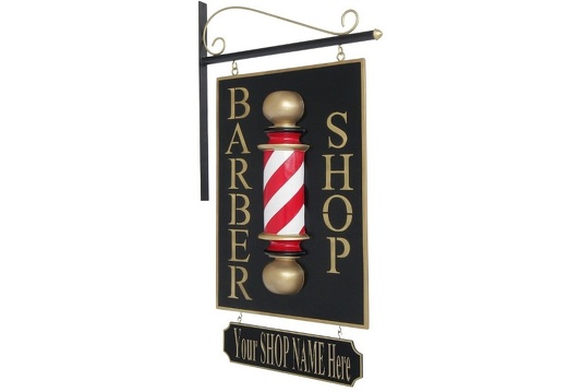 N155 HANGING BARBER POLE SIGN SHOP ADVERTISING DISPLAY DOUBLE SIDED 2