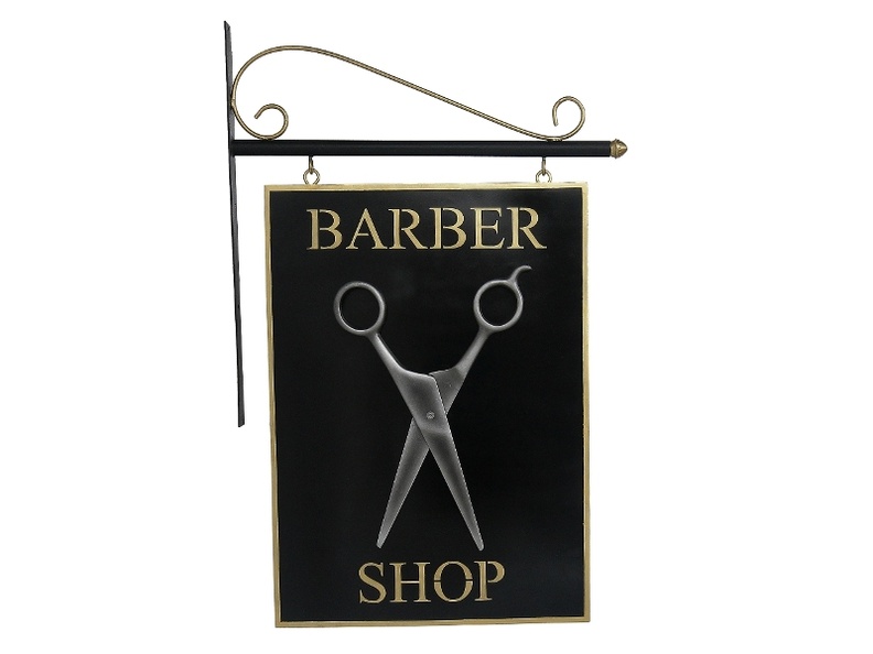 N198_DOUBLE_SIDED_BARBER_SHOP_ANTIQUE_SCISSORS_ADVERTISING_BOARD_WALL_MOUNTED_1.JPG