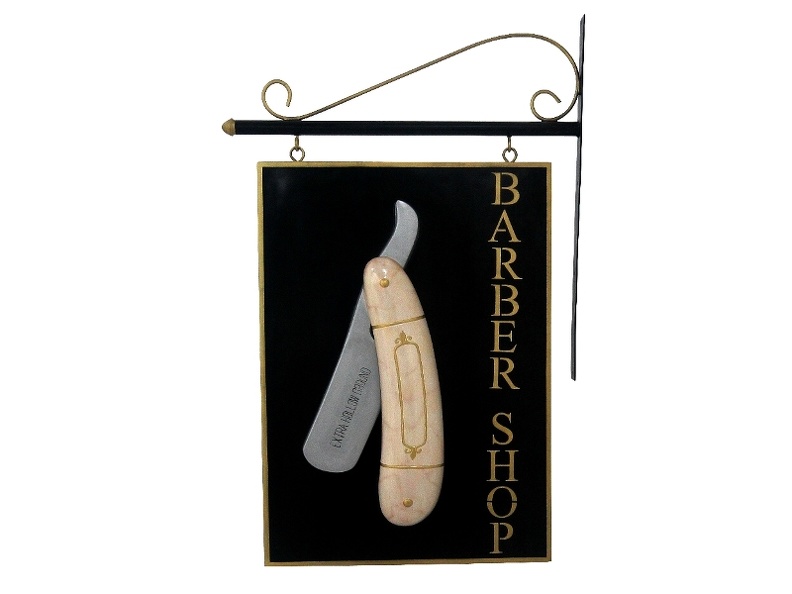 N203_DOUBLE_SIDED_BARBER_SHOP_BONE_HANDLE_SHAVING_BLADE_ADVERTISING_SIGN_WALL_MOUNTED_1.JPG