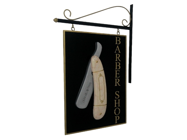N203_DOUBLE_SIDED_BARBER_SHOP_BONE_HANDLE_SHAVING_BLADE_ADVERTISING_SIGN_WALL_MOUNTED_2.JPG