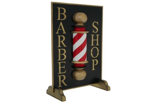 N48 BARBER POLE ADVERTISING BOARD SIGN SINGLE SIDED 2