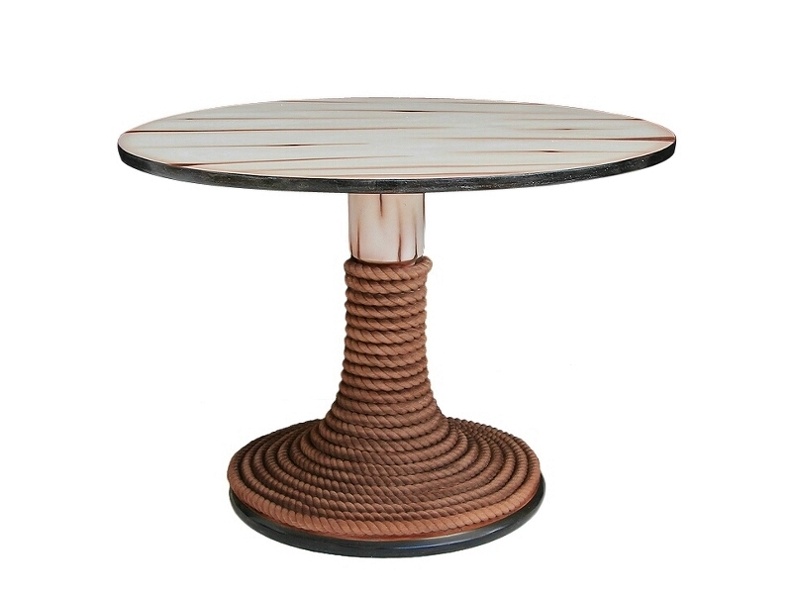 ARB023_SPANISH_BULL_HORN_EFFECT_TABLE_TOP_ON_ROPE_STAND_1.JPG