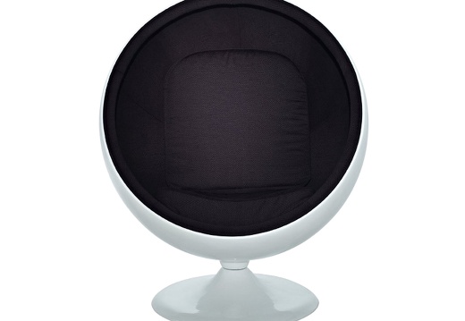 ARC023 RETRO EGG CHAIR WHITE BLACK ALL COLOUR COMBINATIONS AVAILABLE 1