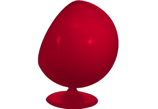 ARC025 RETRO EGG CHAIR RED RED ALL COLOUR COMBINATIONS AVAILABLE 2