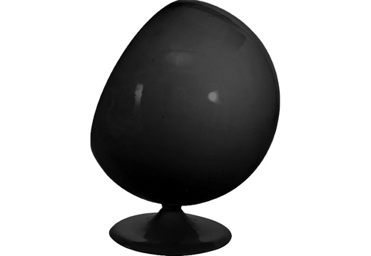 ARC029 RETRO EGG CHAIR BLACK YELLOW ALL COLOUR COMBINATIONS AVAILABLE 2