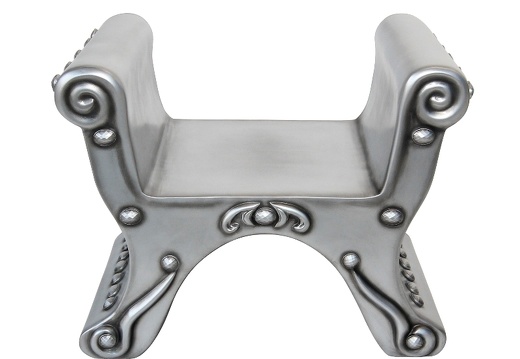 B0231 SILVER KING OR QUEENS THRONE SEAT CHAIR 1