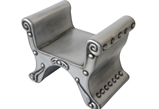 B0231 SILVER KING OR QUEENS THRONE SEAT CHAIR 3