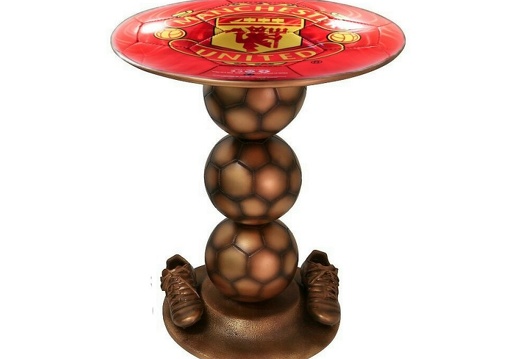 B0453 BRONZE FOOTBALL BALL TABLE MANCHESTER UNITED ALL TEAMS CLUBS AVAILABLE