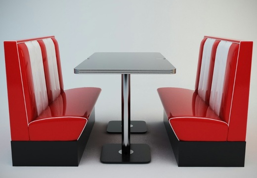 B0534 VINTAGE RETRO SEATING BOOTH CHAIRS FOR RESTAURANTS ANY COLOUR AVAILABLE 3