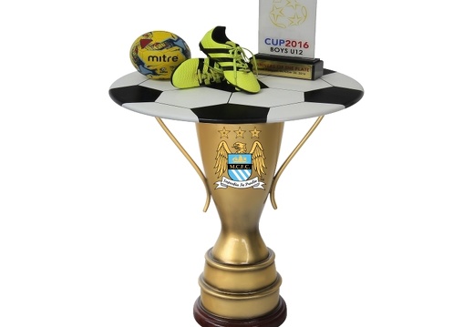 B0577 FOOTBALL SCOCCER BAR RESTAURANT TABLE TROPHY CUP ALL TEAMS CLUBS AVAILABLE 3