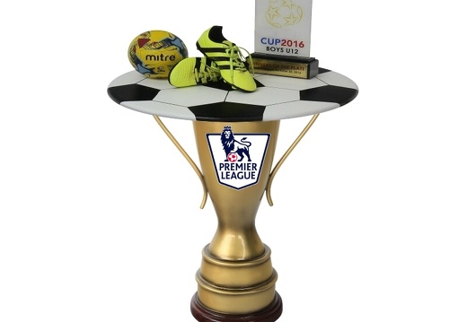 B0577 FOOTBALL SCOCCER BAR RESTAURANT TABLE TROPHY CUP ALL TEAMS CLUBS AVAILABLE 6
