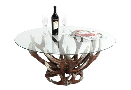 JBF047 ANTLER HORN SMALL SIZE COFFEE TABLE