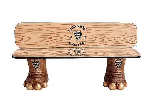 JBF188 ELEPHANTS FOOT BENCH WITH GUINNESS WOOD EFFECT TOP ALL BEER NAMES AVAILABLE