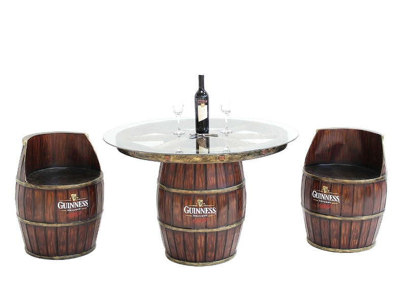 JBP102A_LARGE_LIGHT_WOOD_EFFECT_BARREL_WAGON_WHEEL_TABLE_STOOLS_WITH_BACK_REST_ANY_NAME_PAINTED_ON_THE_BARREL.JPG