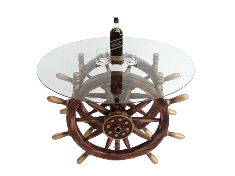 JBSH025_ANTIQUE_SHIPS_WHEEL_TABLE_ROUND_GLASS_TABLE_TOP_2.JPG