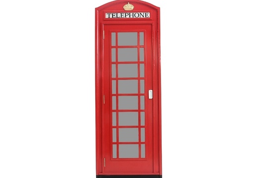 JBTH076 FAMOUS RED BRITISH TELEPHONE BOX DOOR WALL MOUNTED FITS ALL STANDARD SIZE FRAMES 1