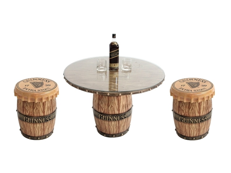 JBTH316C_LIGHT_BROWN_WOOD_GUINNESS_BARREL_TABLE_2_BARREL_STOOLS_ANY_NAME_AVAILABLE_ON_THE_BARRELS.JPG