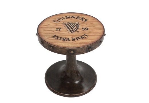 JBTH337D VINTAGE GUINNESS BARREL TOP TABLE ANY NAME AVAILABLE